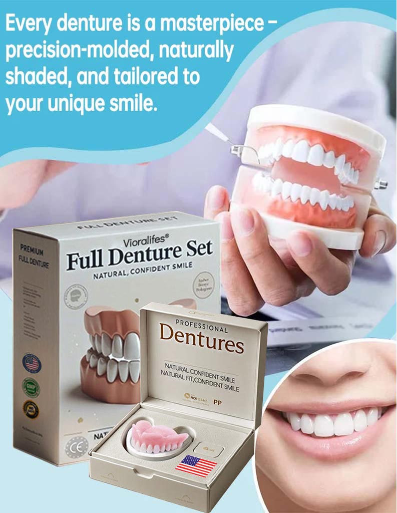 VioralifesĀ®-š¦·Advanced Customized Full Denture Set𦷠(ā°Limited time discount last 30 minutesā°)