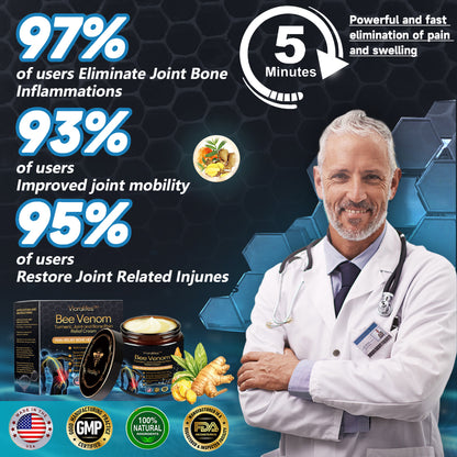 Official Store: Vioralifes™ Bee Venom and Turmeric Joint and Bone Pain Relief Cream 👨‍⚕️ Approved by the American Academy of Orthopaedic Surgeons (AAOS)