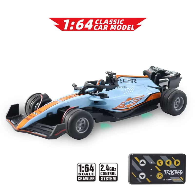 🔥HOT SALE 49% OFF✨New HG754A RC Car 1:64 Mini Alloy RC Formula Car