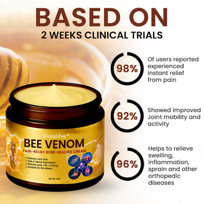 Hot Sales - 50% OFF🌿 Vioralifes™ Bee Venom Pain-Relief Bone Healing Cream