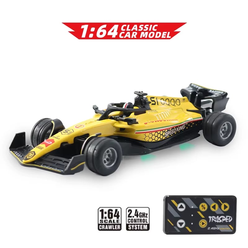 🔥HOT SALE 49% OFF✨New HG754A RC Car 1:64 Mini Alloy RC Formula Car