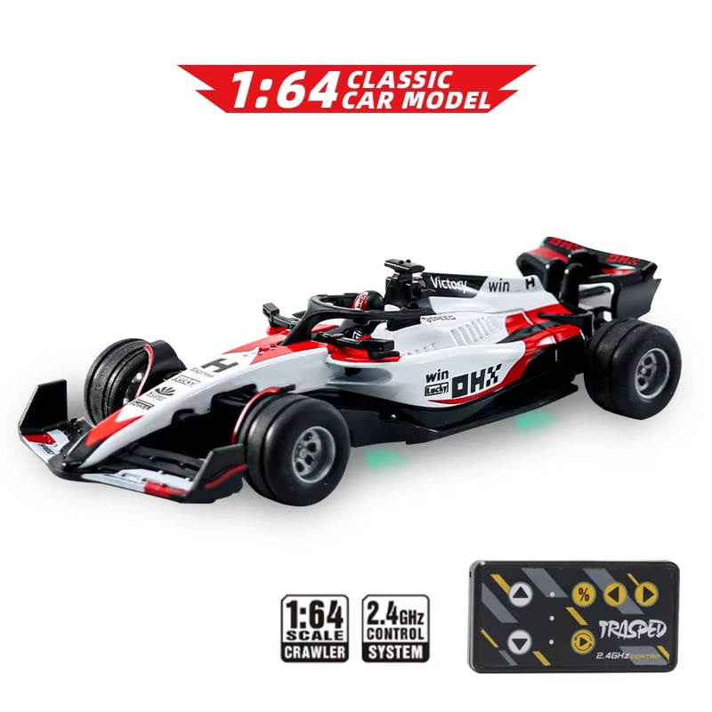 🔥HOT SALE 49% OFF✨New HG754A RC Car 1:64 Mini Alloy RC Formula Car