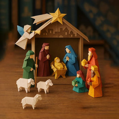 🔥Last Day Buy 3 Get 1 Free✨DIY Paper Nativity Scene🌲Christmas Fun GiftDIY Paper Nativity Scene🌲Christmas Fun GiftDIY Paper Nativity Scene🌲Christmas Fun Gift🌲Christmas Fun Gift