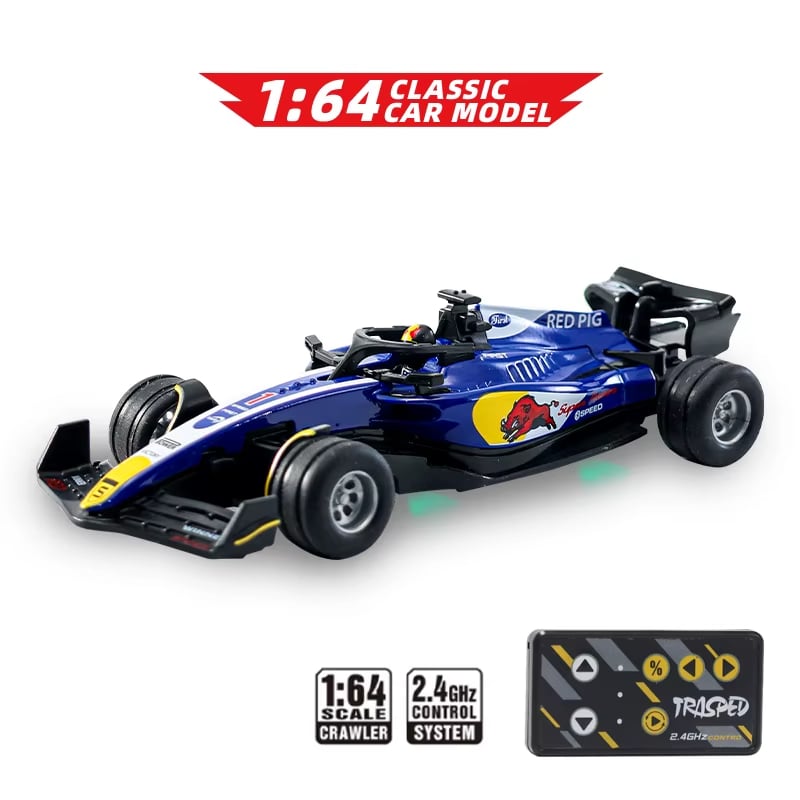 🔥HOT SALE 49% OFF✨New HG754A RC Car 1:64 Mini Alloy RC Formula Car